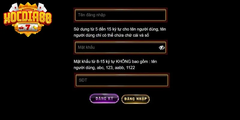 Cách vào XOCDIA88 để đăng nhập