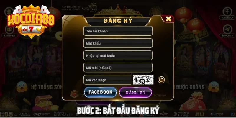 Hướng dẫn đăng ký XOCDIA88 qua điện thoại 