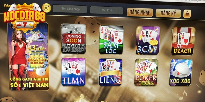 Game bài XOCDIA88 nạp rút nhanh chóng