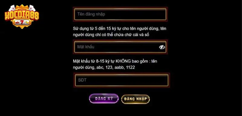 Hướng dẫn quy trình đăng nhập XOCDIA88 bằng máy tính cực đơn giản